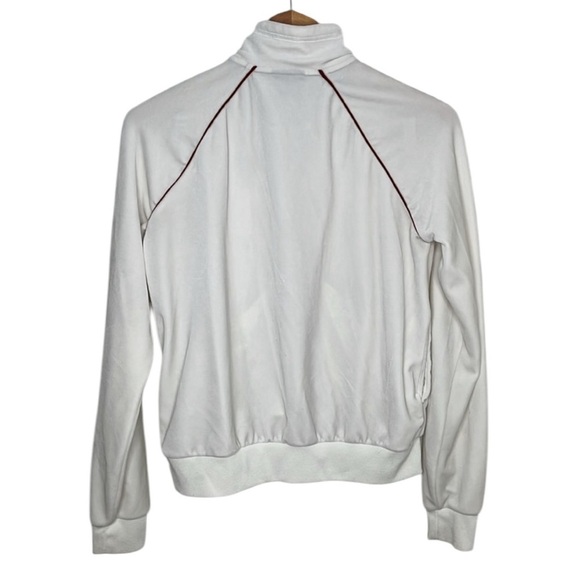 Nike White Velour Zip Tracksuit Jacket Women Size M Blemish - Picture 7 of 7